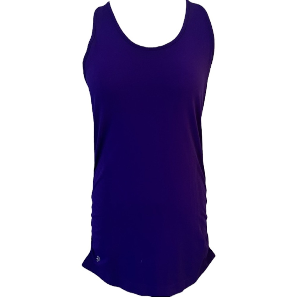 Athleta Deep Purple Razorback Tank - Picture 2 of 3